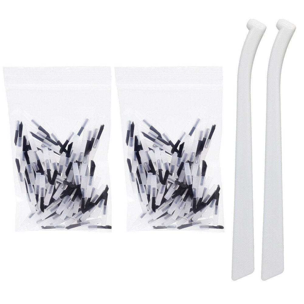 Dental Disposable Composite Applicator Brush Large Head Tips Bonding Long Handle