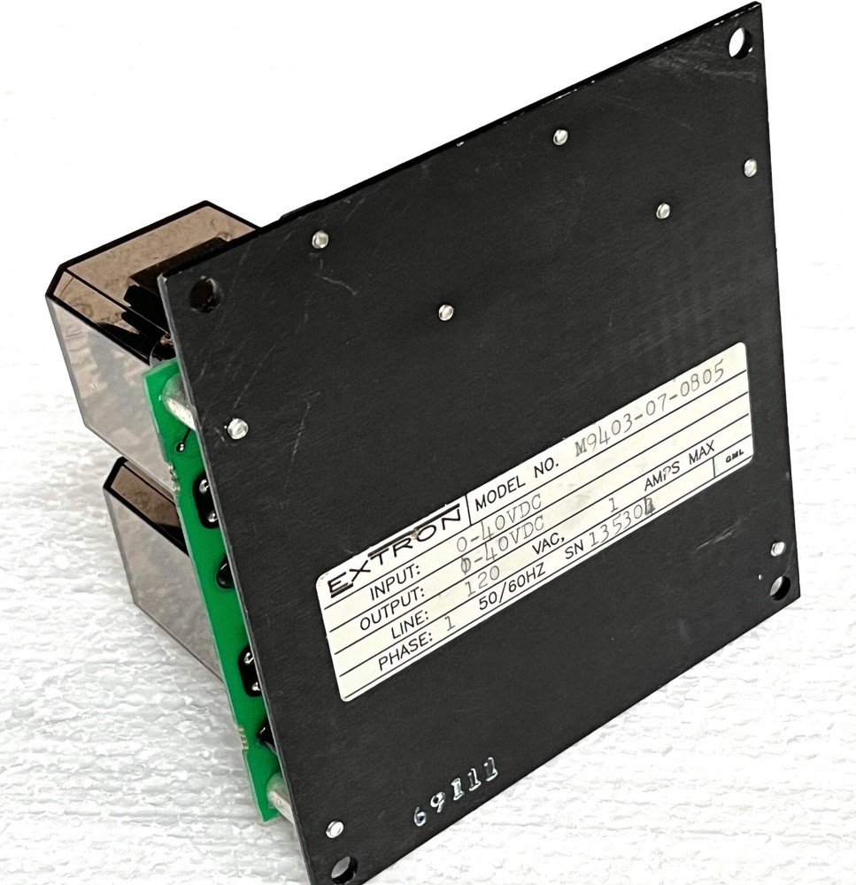 Extron M9403-07-0805 DC Motor Controller DC Input