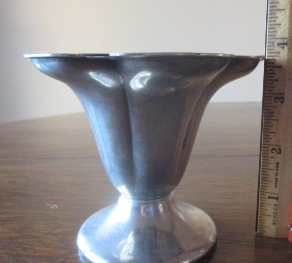 Set of 2 Victor S. Co. Silver Plate 65 Dessert/Fruit Bowls - Stamped & Numbered