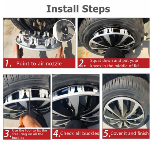 4pcs Hubcap Fits For 2013-2018 Nissan Altima Wheel Cover 16” 53088 New