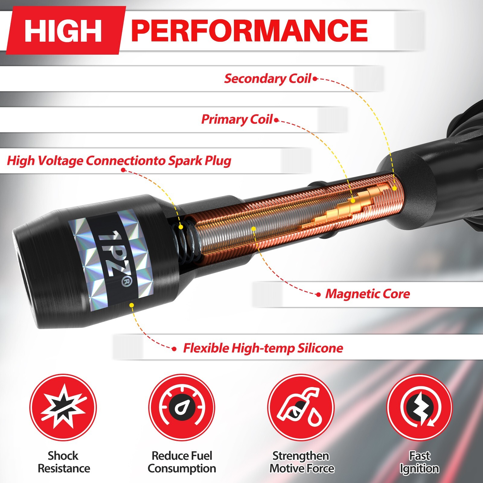 6pcs 22448-JA11C Ignition Coil + Iridium Spark Plug For Infiniti Nissan 3.5L V6