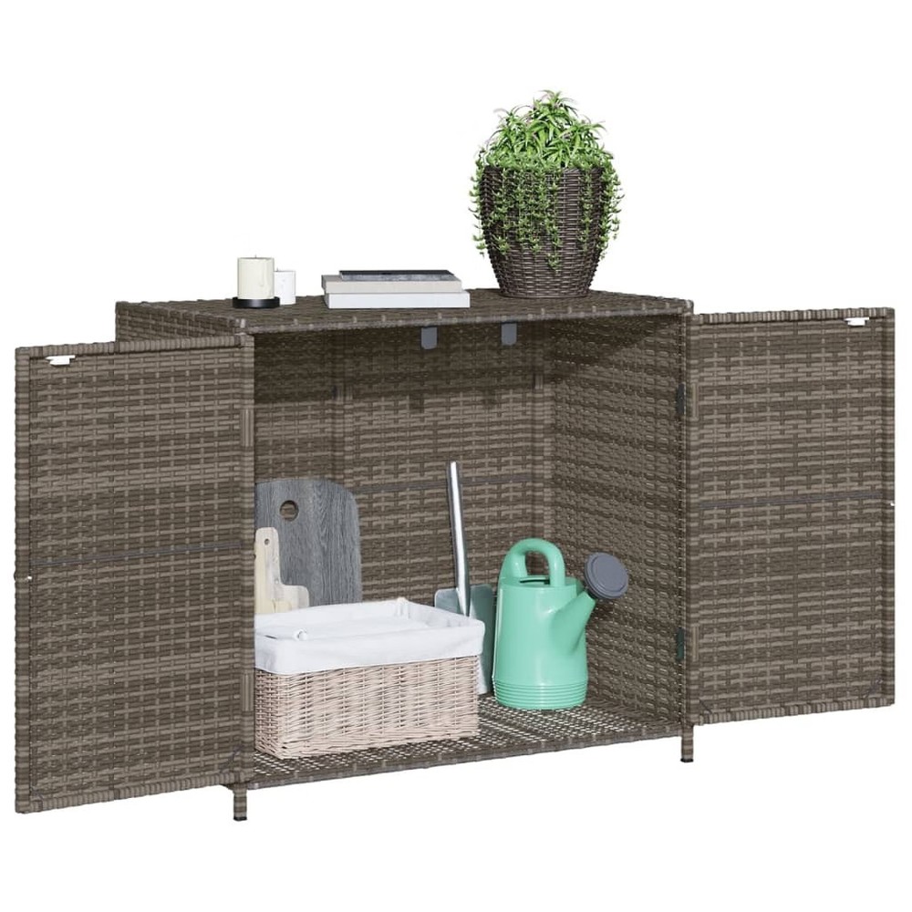 Garden Storage Cabinet Grey