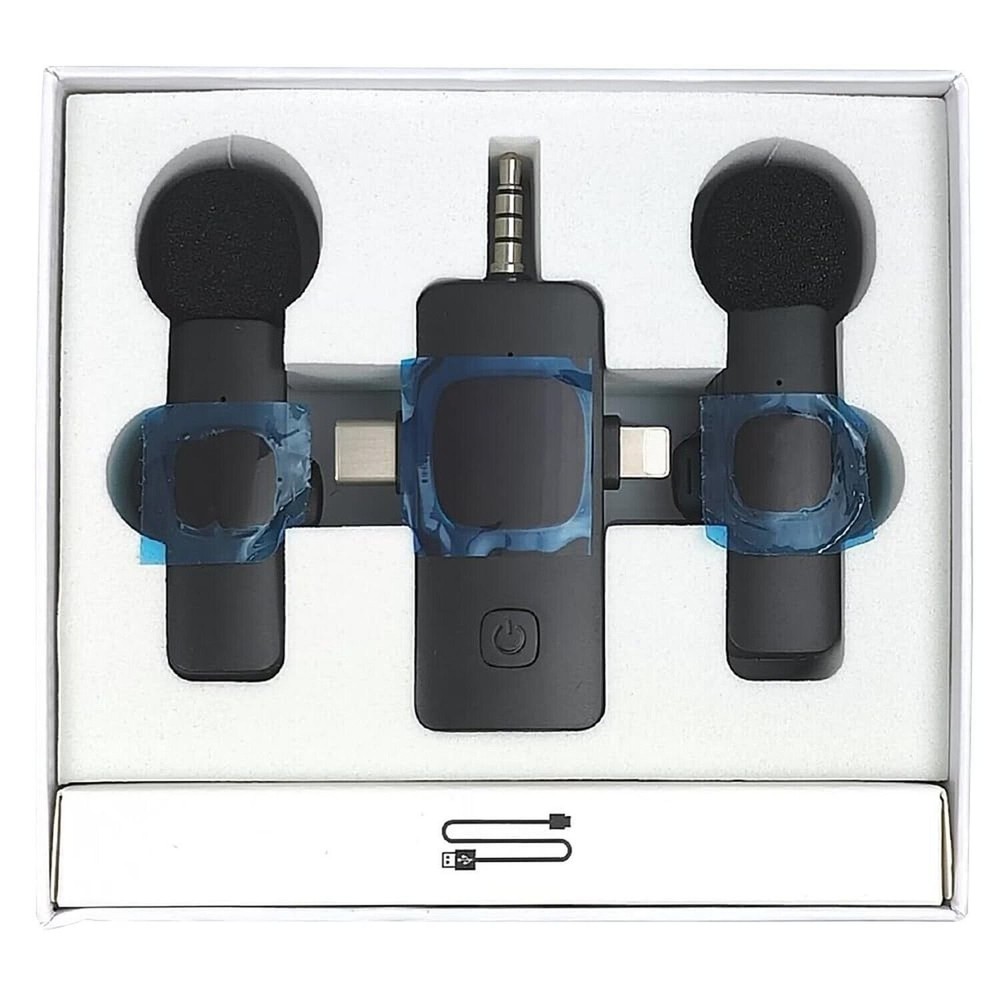 Sonic Realm 3in1 Wireless Lapel Microphone System