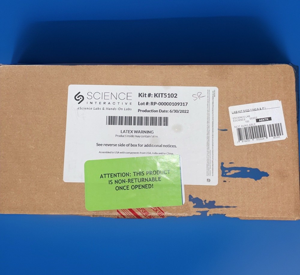 Science Interactive Lab Kit#: KIT5102 Science Lab Kit  (NEW)