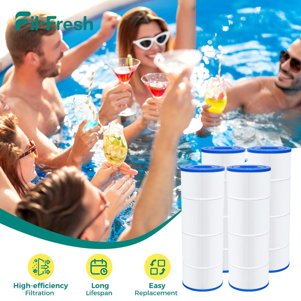 4-Pack CCP320 / PCC80 Pool Filter Cartridge Replacement for Clean & Clear Plus
