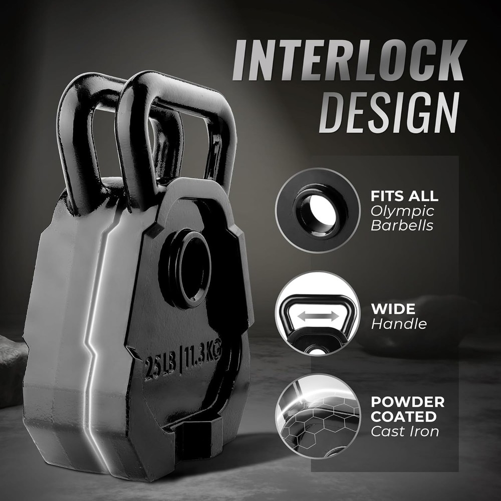 Kettlebell Special Shape, Upgraded &Multifunctional for Advanced Training, So...