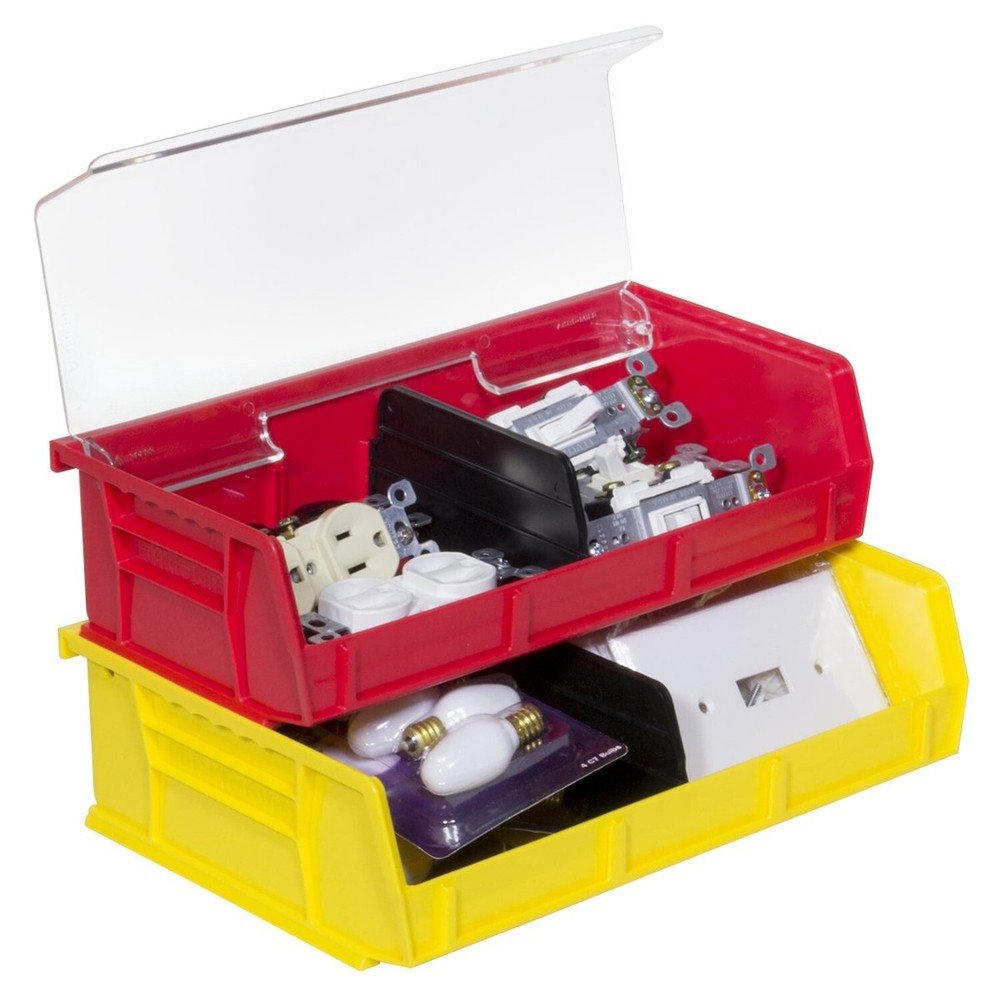 Akro-Mils 30232 AkroBins Plastic Storage Bins, Space-Saving Stackable Bins fo...