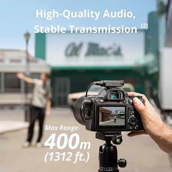 DJI Mic Mini,Ultralight Wireless Lavalier Microphone System Camera iPhone TX+RX