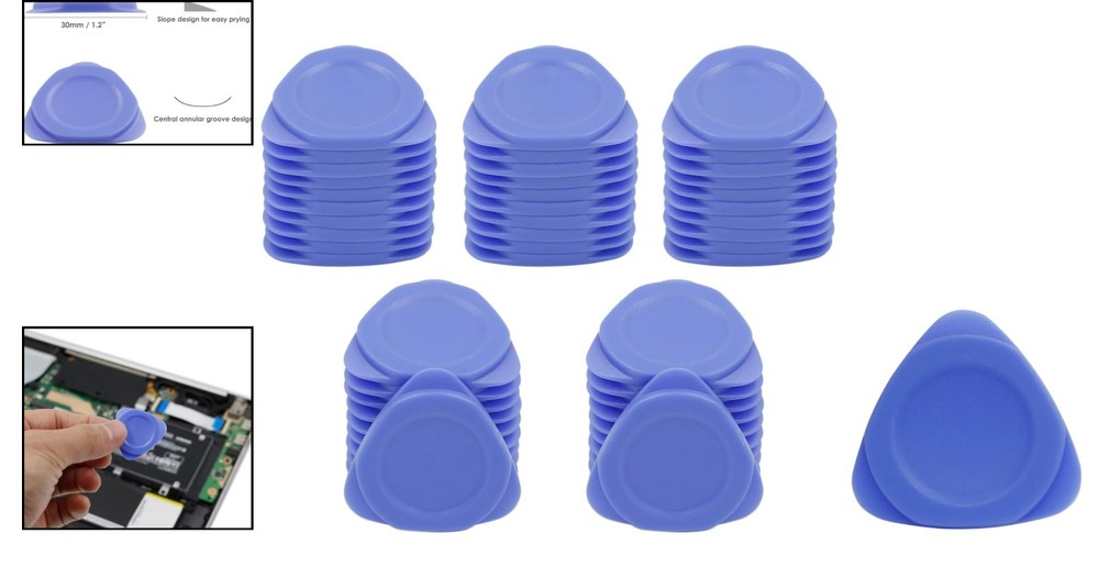 Lightweight 50pcs Triangle Pry Tools - Perfect for iPhone LCD & Gadget Repairs
