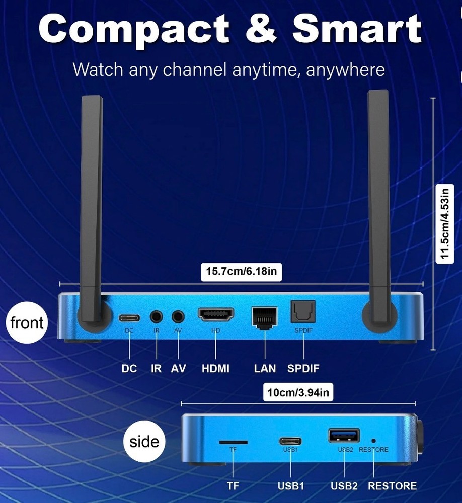 SUPERBOX S7 MAX Streaming Media Player Bundle