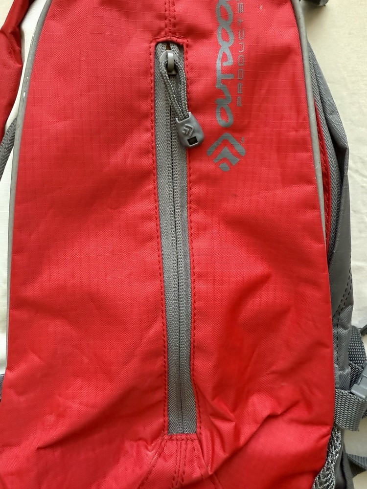 Outdoor Products Mist Hydration Backpack Red/Gray Mist model