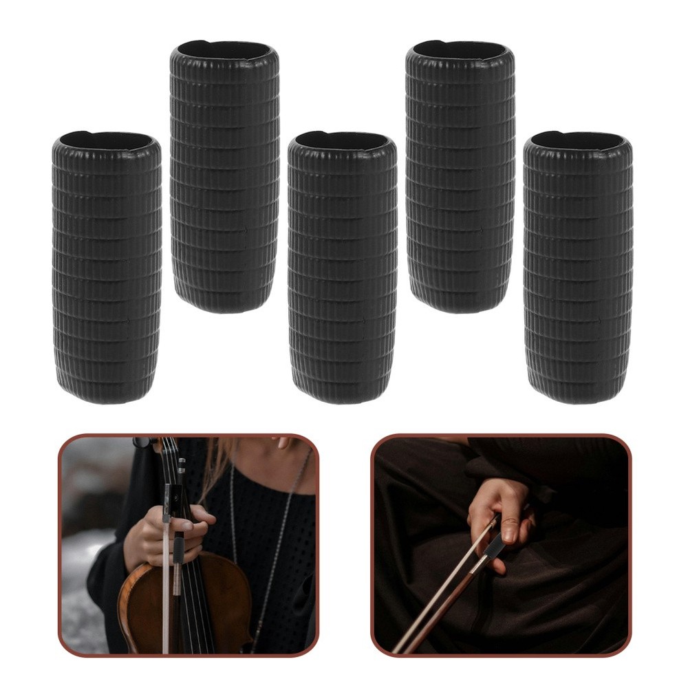 5 Pcs Violin Bow Grip Rubber Posture Corrector Thumb for Beginner