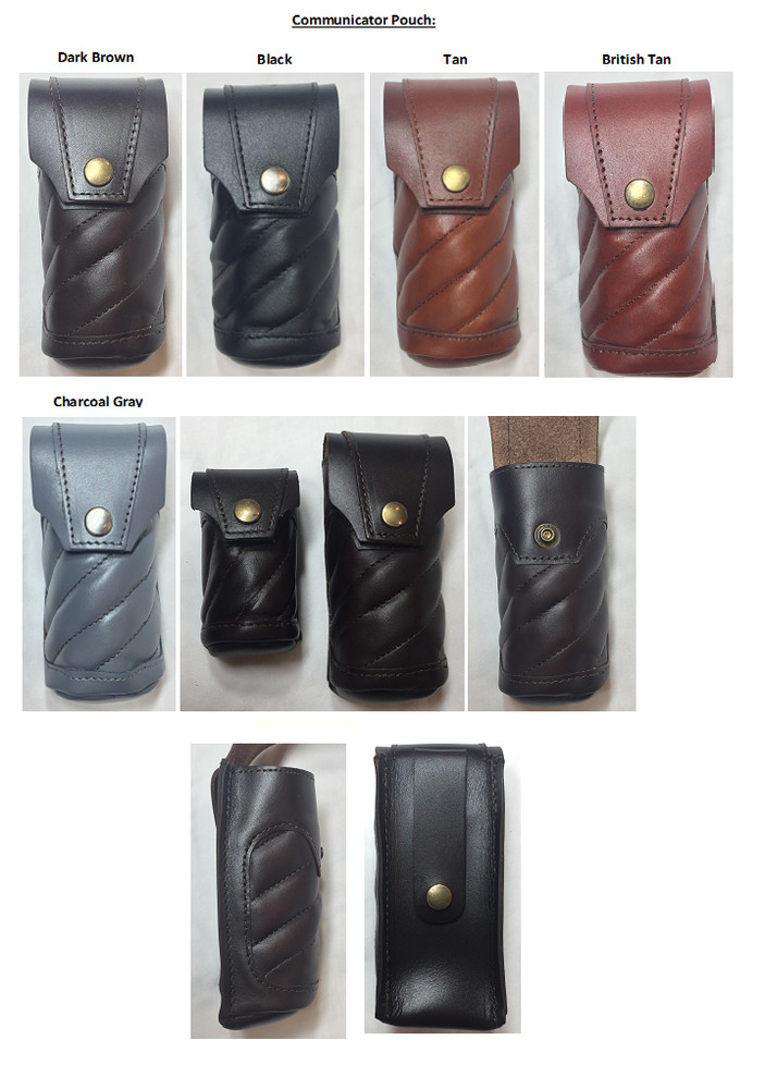 Jedi Communicator Pouches - 100% Leather
