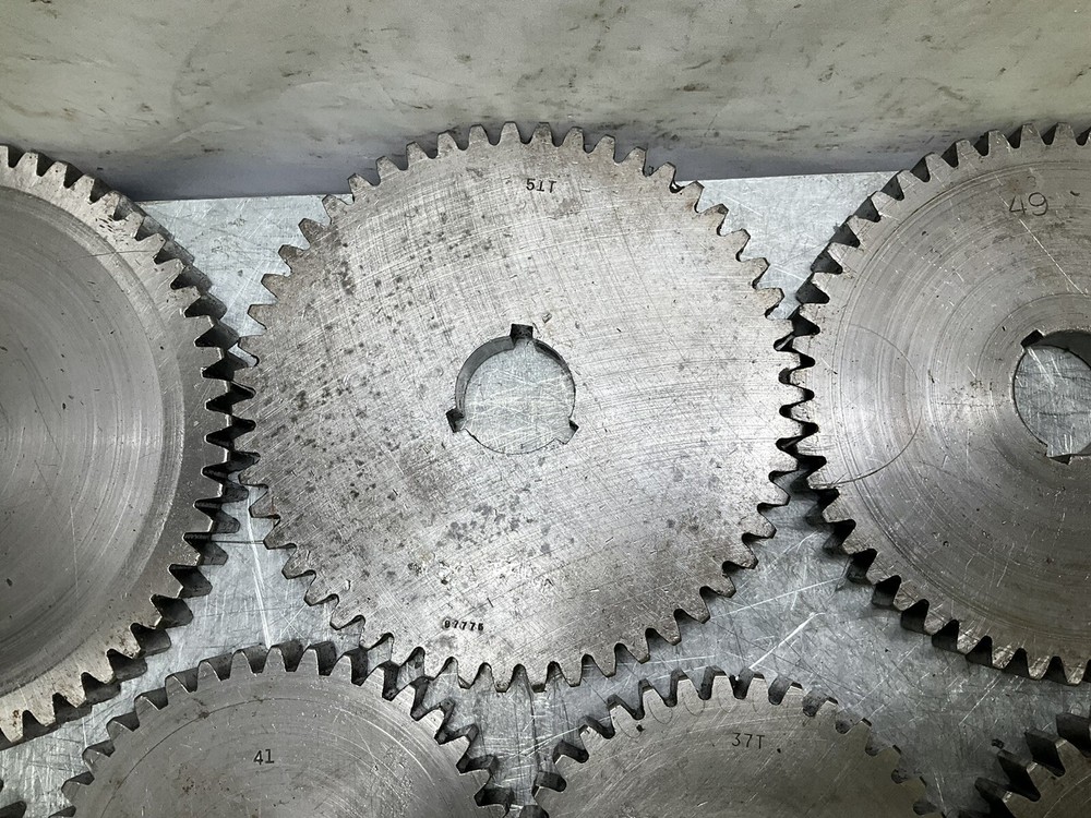 Cincinnati Horizontal Milling Machine Feed Change Gear Set 14ea + Rack