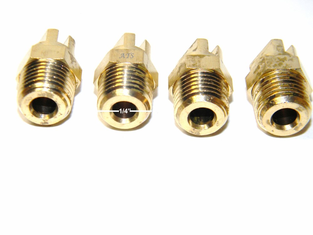 Carpet Cleaning - Wand Brass V-Jets 9503 - Threaded 1/4" Diameter