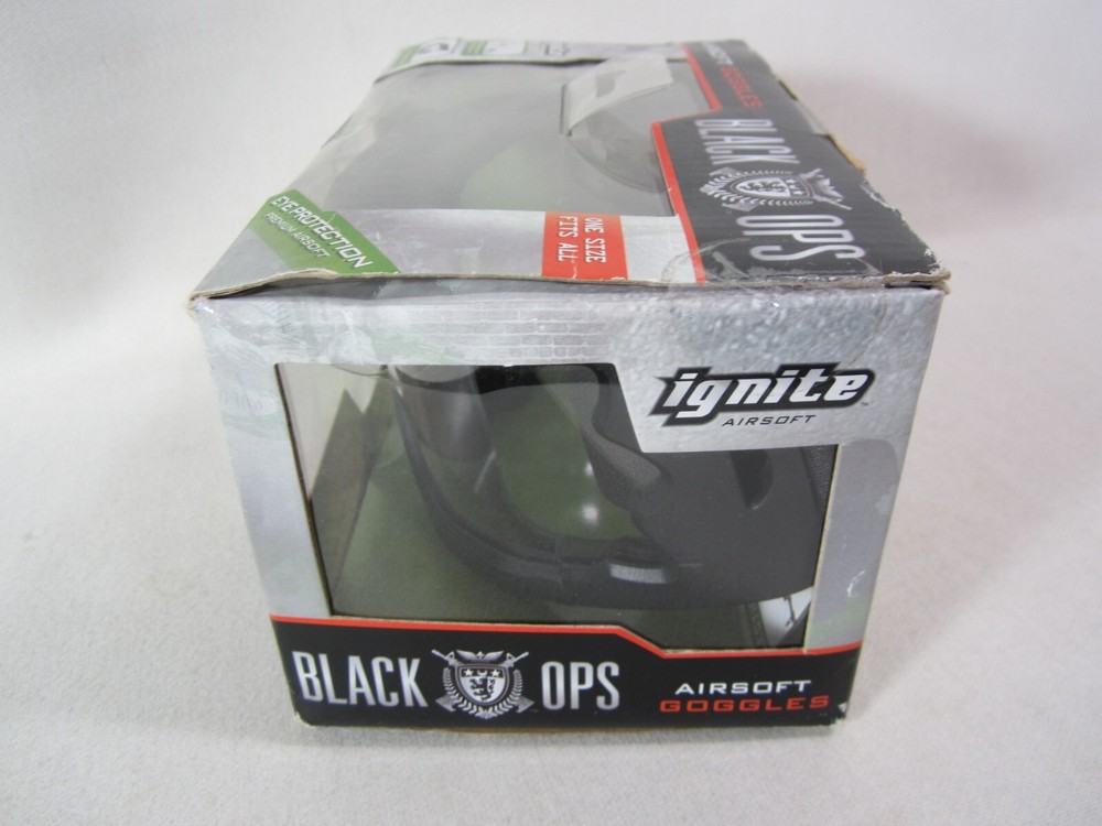 Airsoft Ignite Black Ops Tactical Goggles