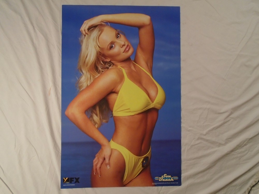 Son Of The Beach Poster Sexy Yellow Bikini Girl Pinup