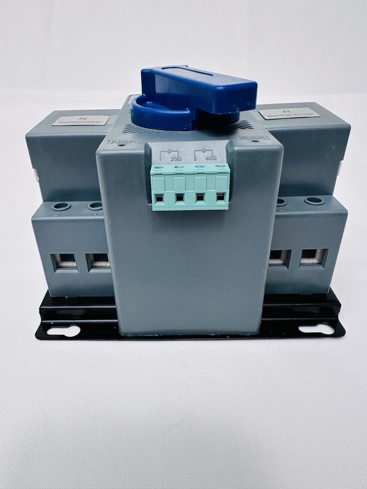 Double Power Source Automatic Transfer Switch Q2 Series 63 Amp 2 Pole
