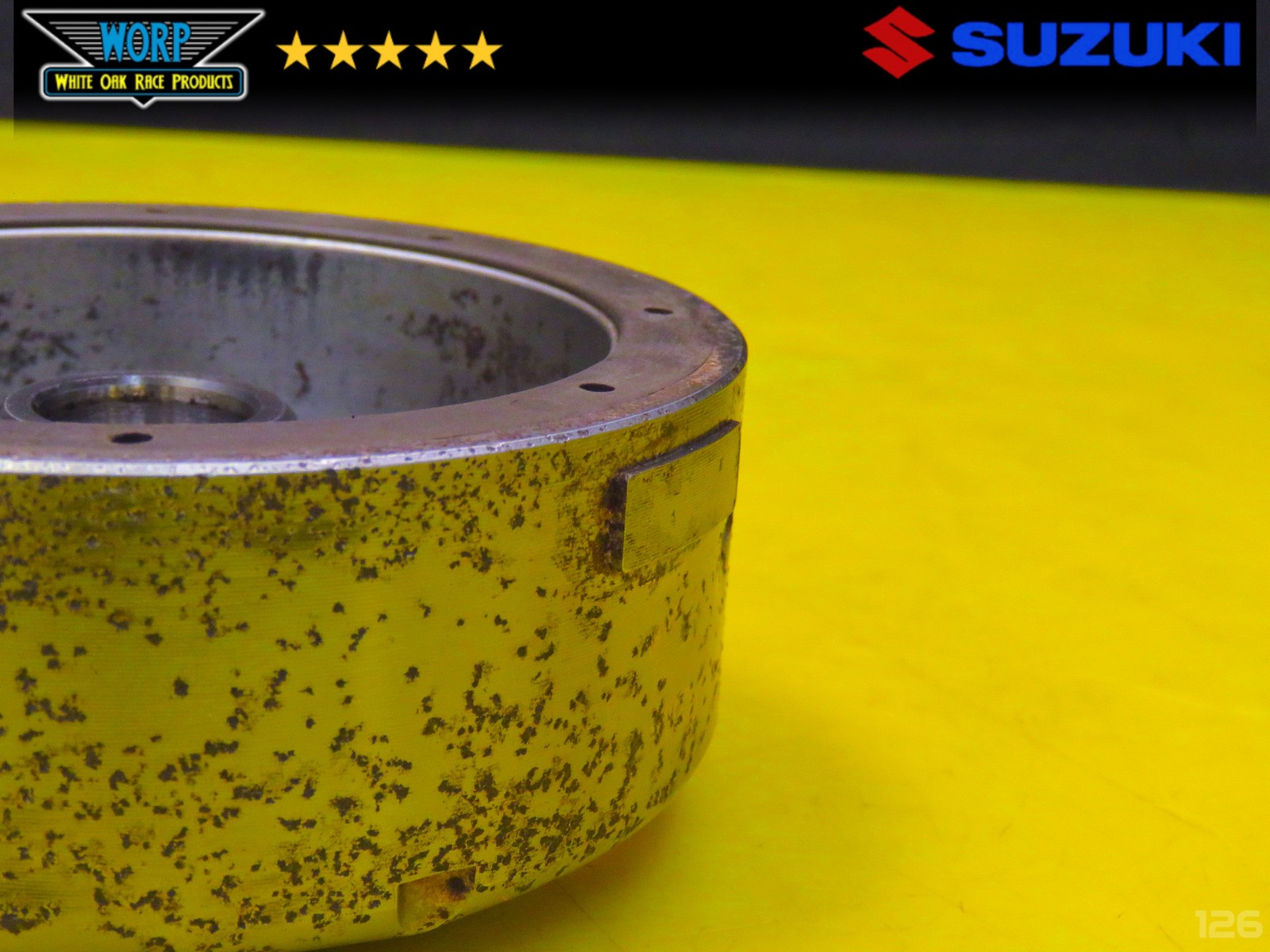 1986 SUZUKI QUADRACER 250 LT250R FLYWHEEL ROTOR FLY WHEEL MAGNETO ~ OEM 85-92