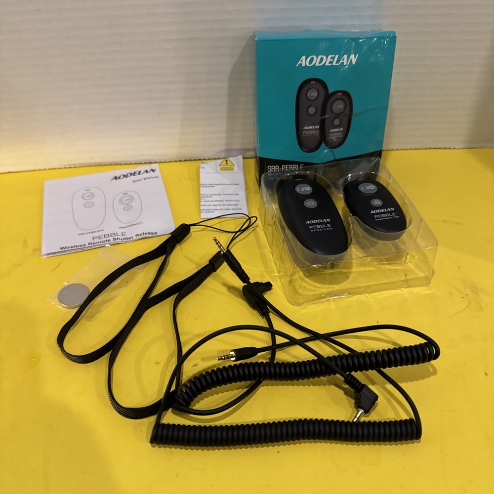 Aodelan SRR Pebble Remote Control Wireless Shutter Controller for Canon Camera