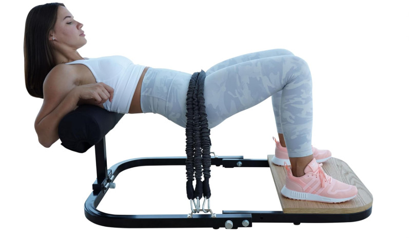 BootySprout Hip Thrust Machine for High Resistance Glute Training - Home Gym