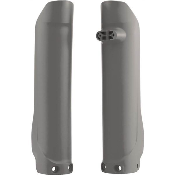 Acerbis - 2470680011 - Lower Fork Covers, Gray