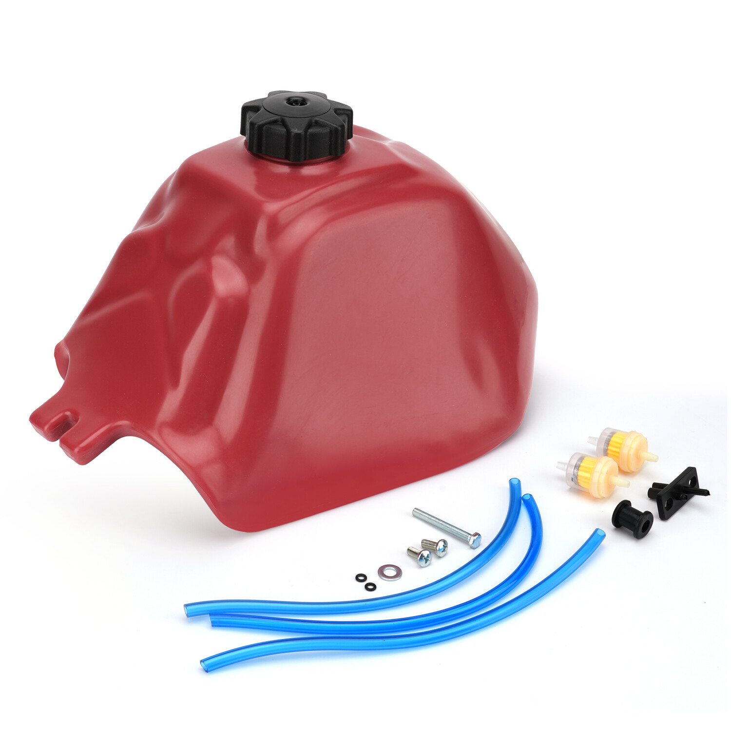 Fuel Tank Gas Tank for 1985-1986 Honda TRX125 Fourtrax 125 Plastic Red