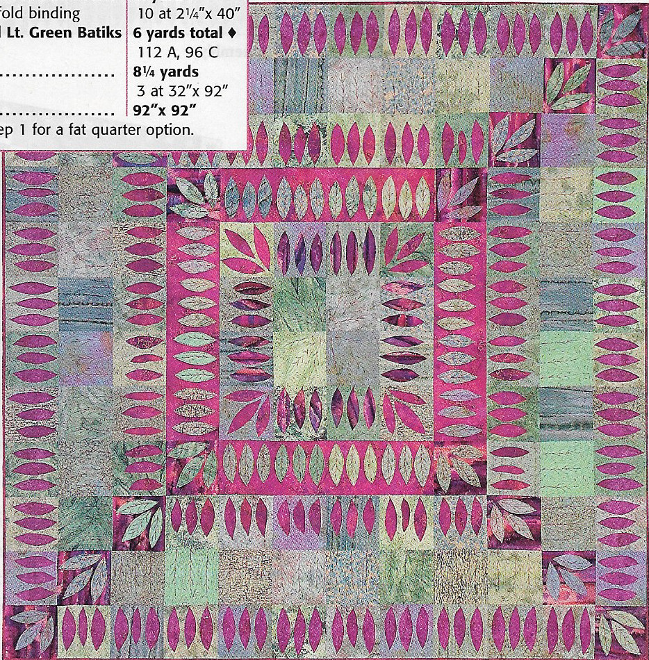 Magnolia Maze Quilt quilting pattern instructions