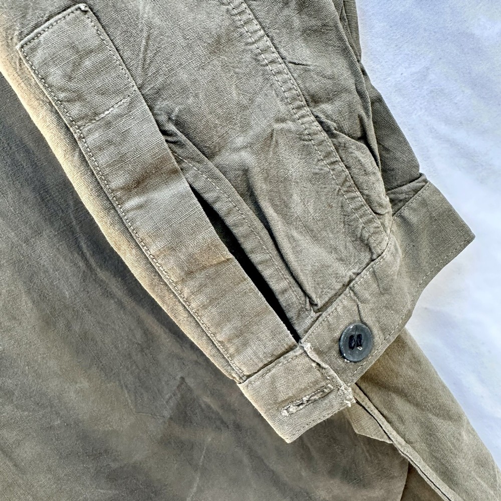 WWII Linen Pullover USMC Stenciled Named Shirt