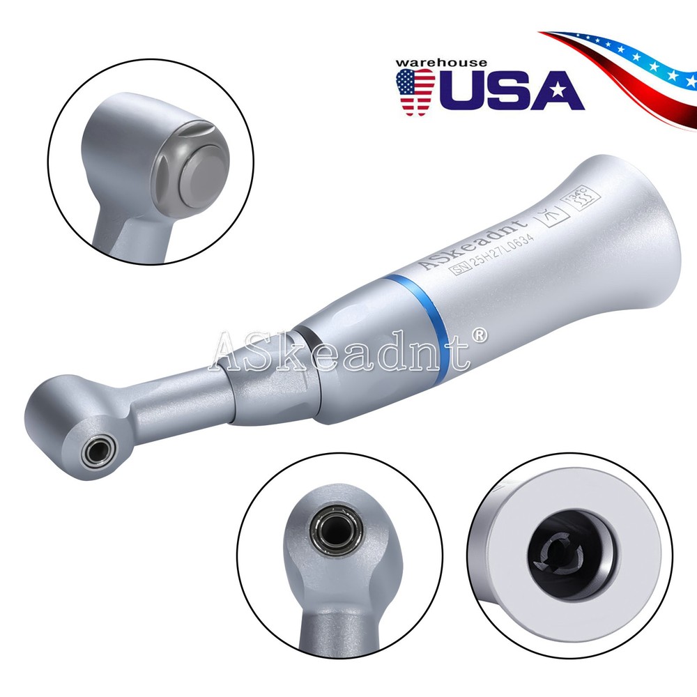 1-30pc ASkeadnt Dental Low Slow Speed Push Button Contra Angle Handpiece E-type