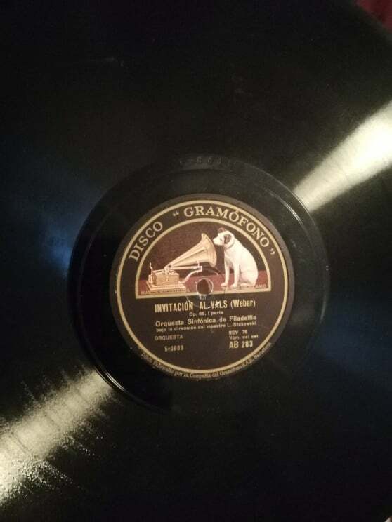 Gramophone disk - disco gramofono