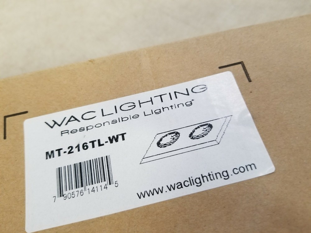 WAC Lighting MT-216TL-WT 10" Adjustable Square Multi Light - White