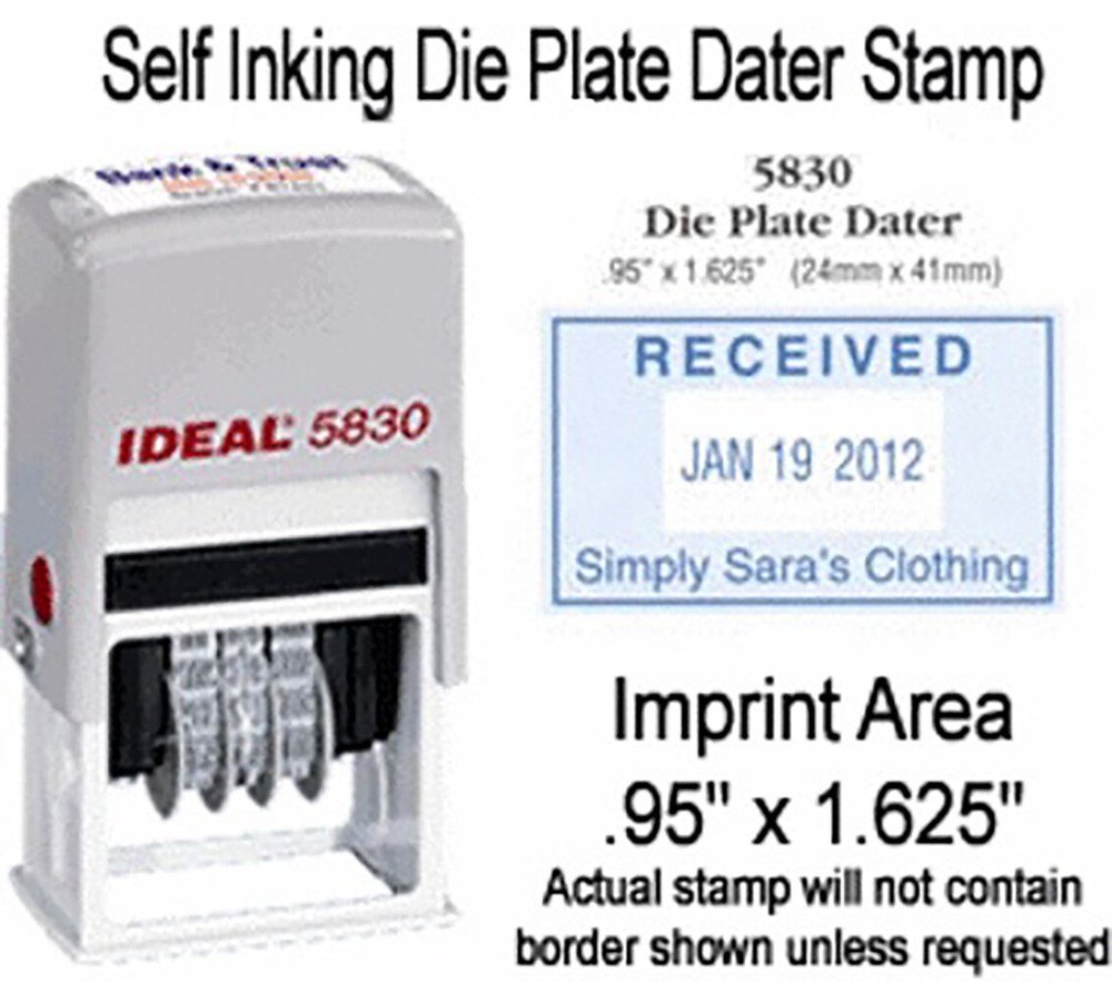 Ideal 5830 Replacement Ink Pad Purple Ink