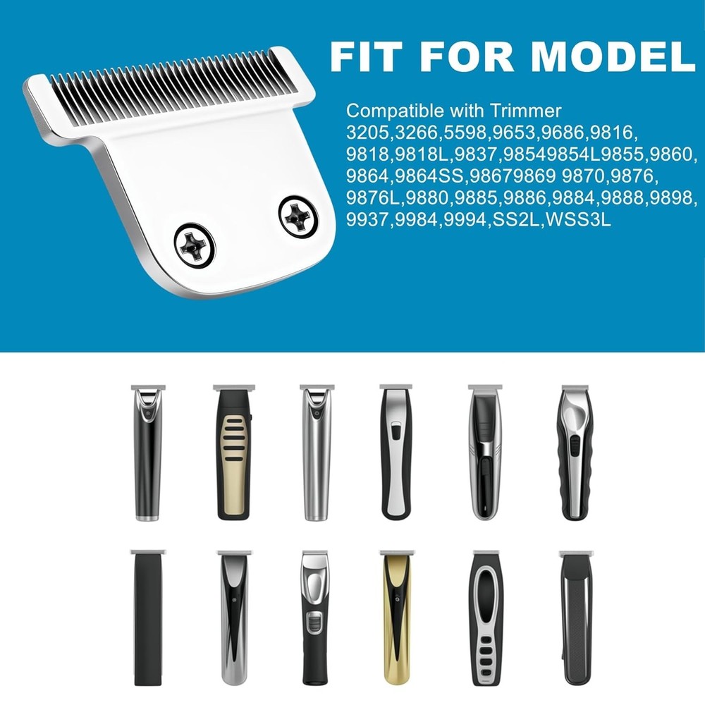 Compatible with Wahl T Blade Replacement,1Pack #02144 Detachable Replacement Bla