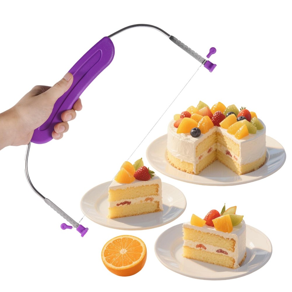 Adjustable Cake LevCake Cutter Slicer Leveler, 9 Different Height Premium Foo...