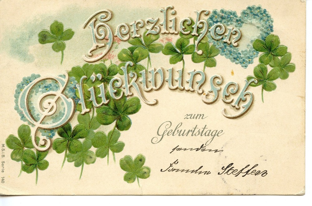 GERMANY  - GOOD LUCK -  PC214