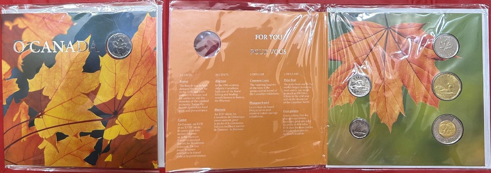 2013 O Canada Set Sealed in Folder