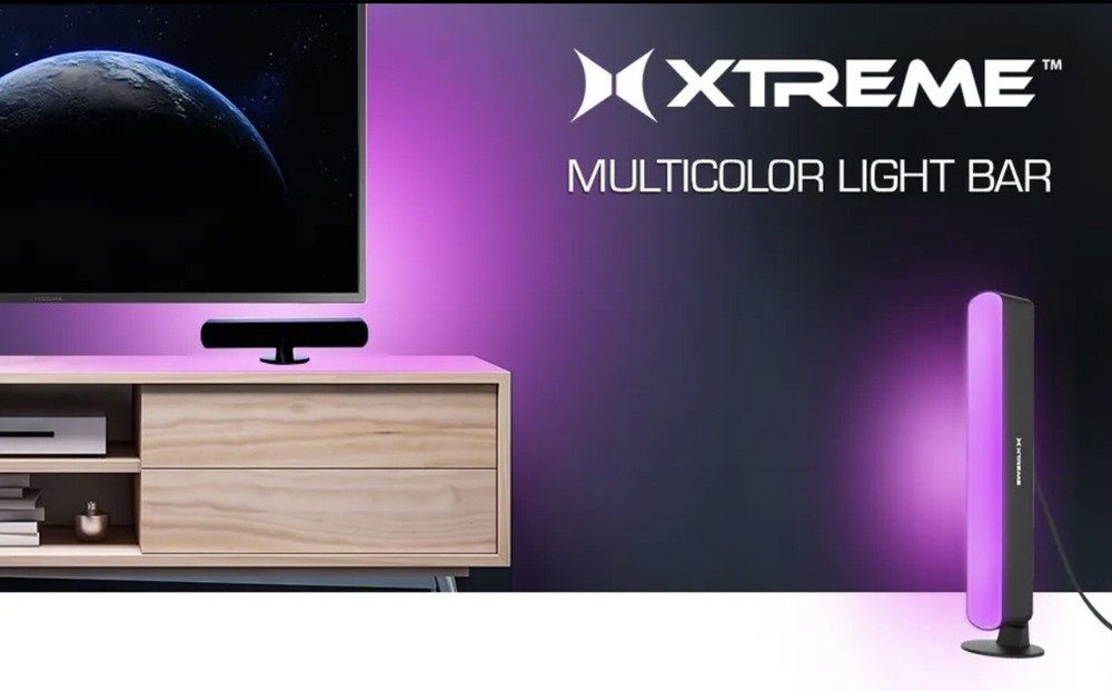 Xtreme Multi-Color Horizontal/Vertical LED Light Bar with Multi-Position Base