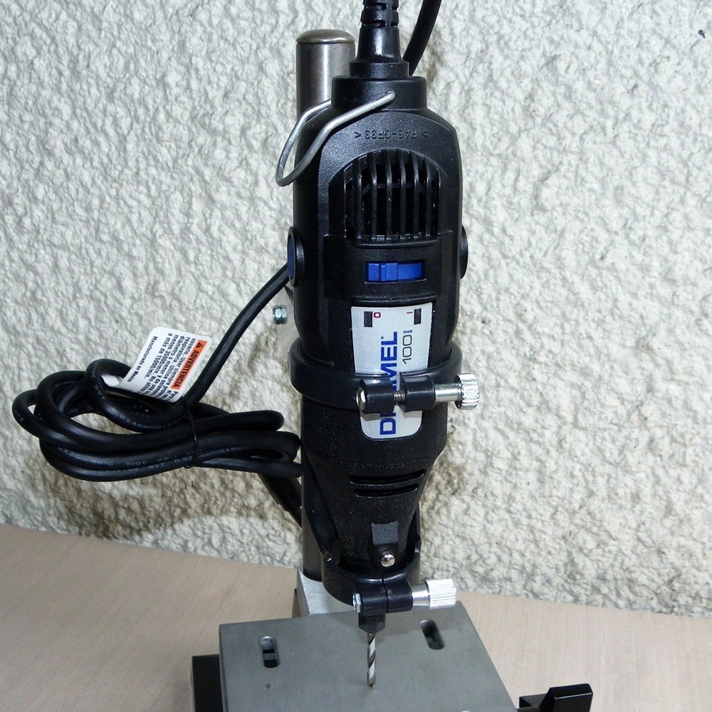 MINI ADJUSTABLE DRILL PRESS STAND DREMEL ROTARY TOOL WORK STATION