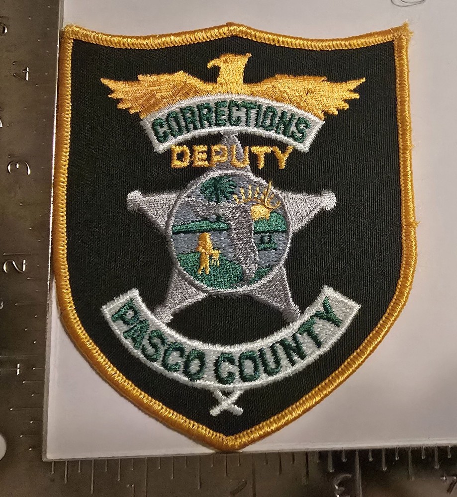 Pasco County Corrections Deputy Patch – Eagle Star Badge Florida Sheriff
