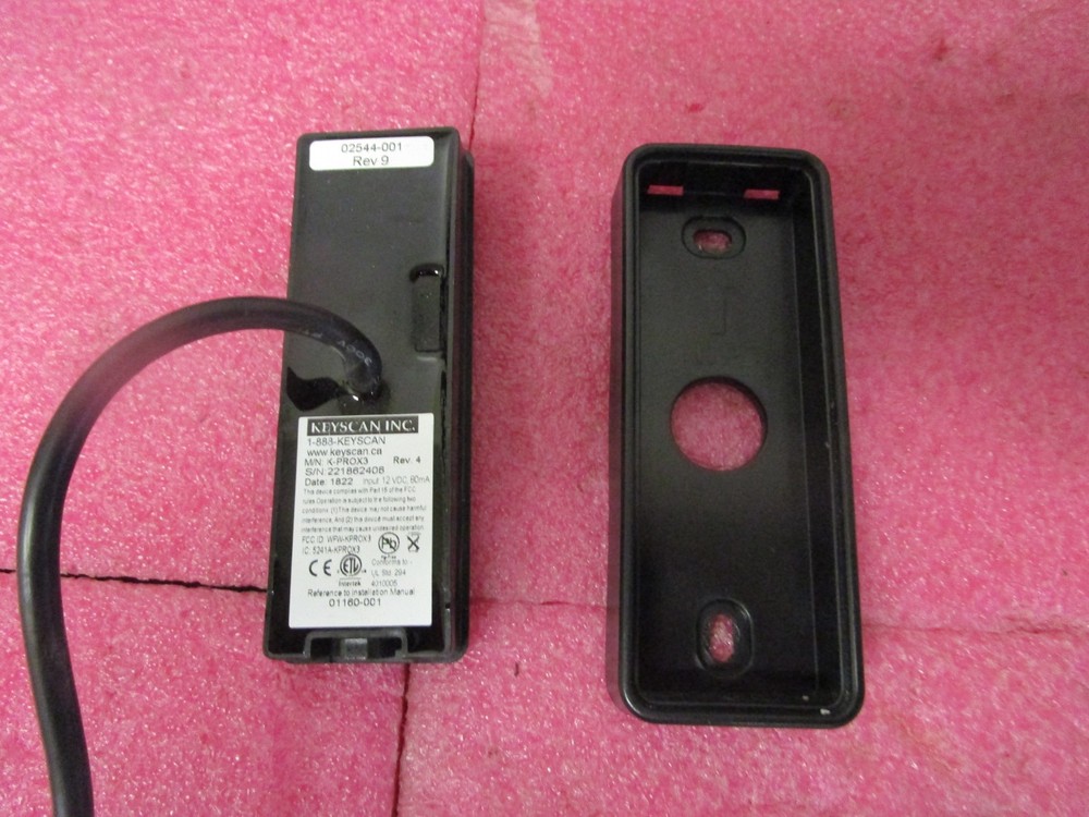 Keyscan K-PROX3 READER ACCESS CONTROL KPROX3 Black - Used