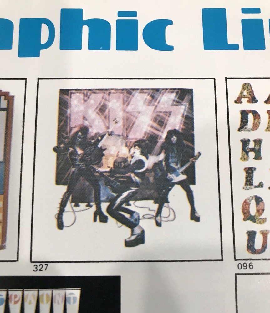 KISS QUAKER GLITTER SHIRT CATALOG 1977 1 Available