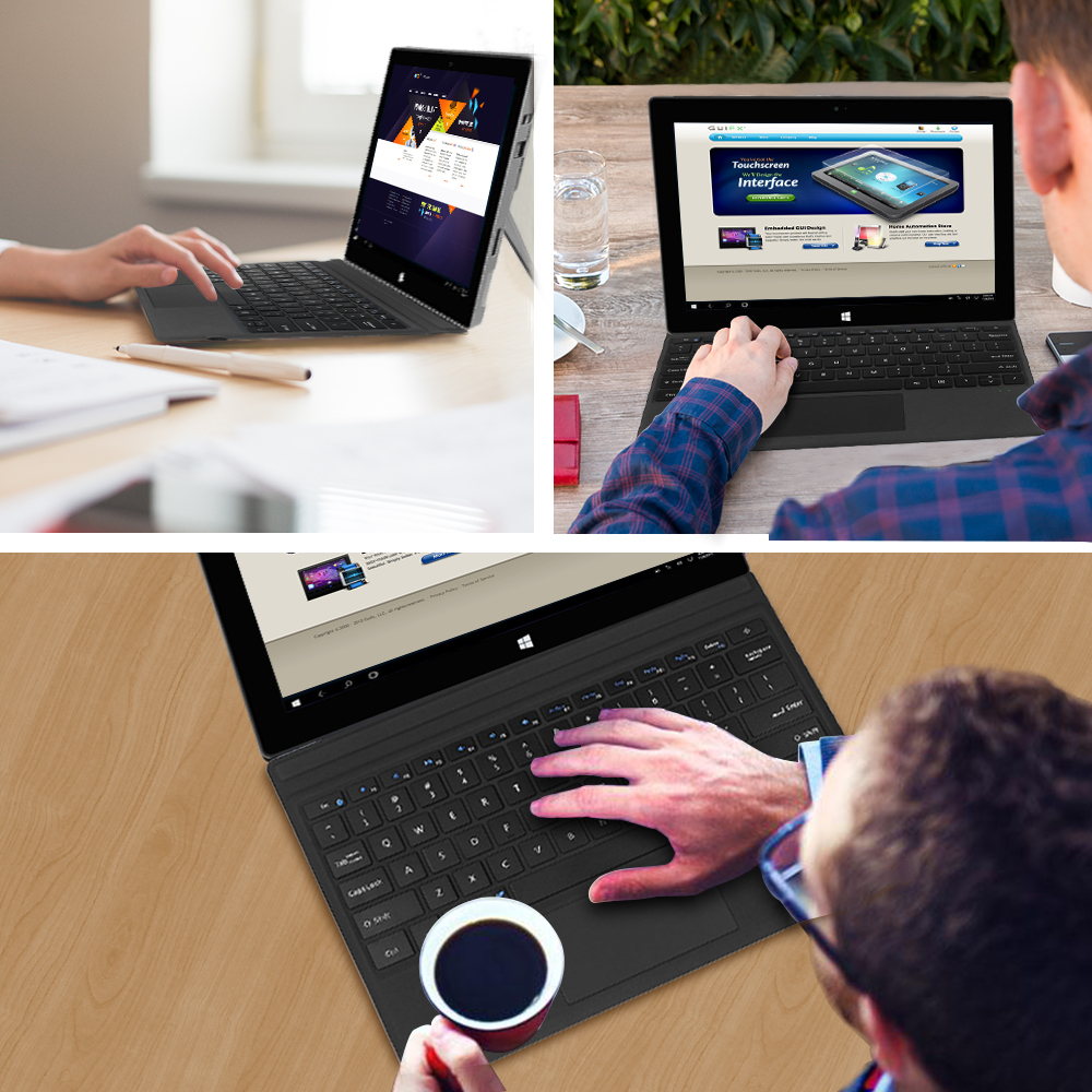 For Microsoft Surface Pro 7 Plus/ 7 /6 12.3'' Type Cover Slim Bluetooth Keyboard