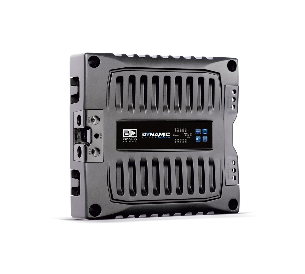 Dynamic Power 2000.4 @ 2 ohms Audio Amplifier Internal Link Processor Digital...
