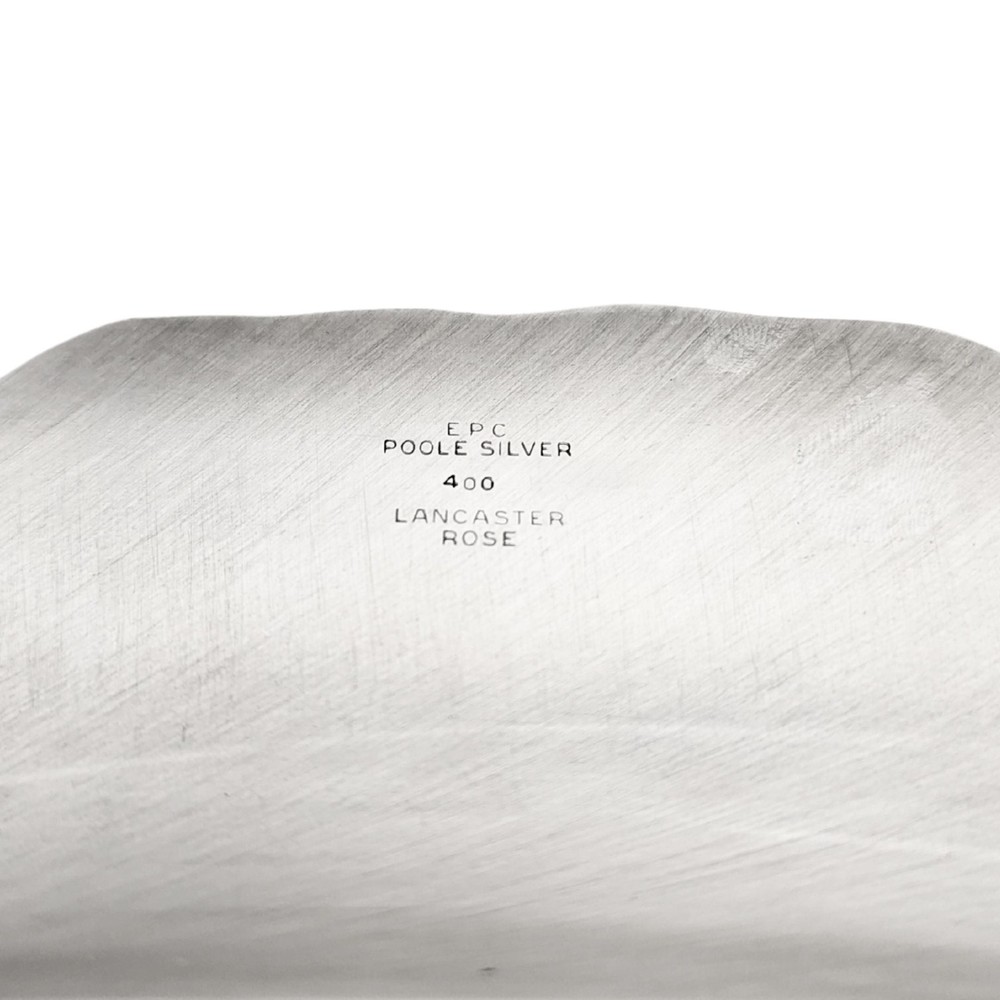 Poole #400 Lancaster Rose Silverplate 30" Serving Tray