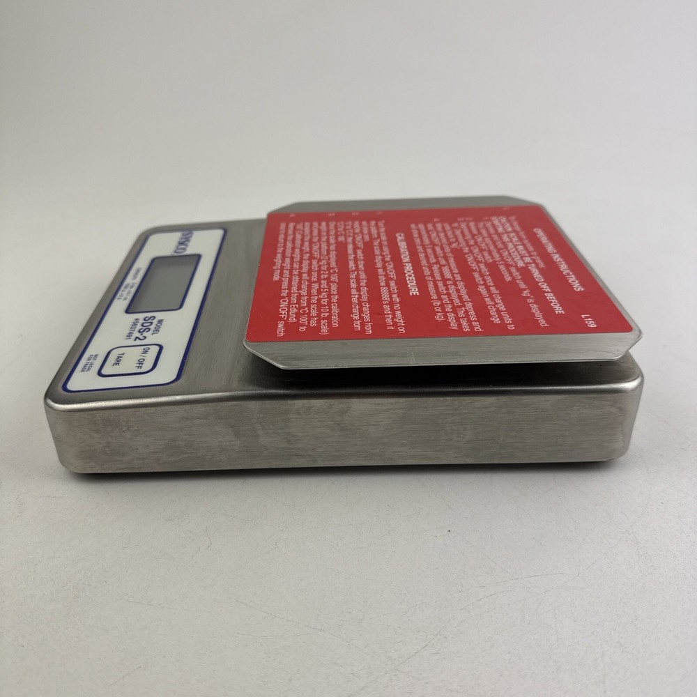 SYSCO Stainless Scale SDS-2 Model 5637491 3 lb Scale WORKING