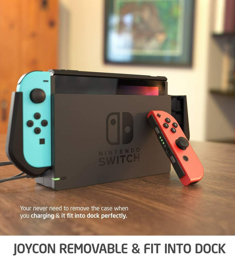 Mumba For Nintendo Switch Console Joy-Con Controller TPU Grip Case Rugged Cover