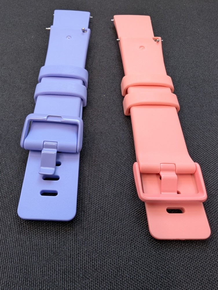 Fitbit Versa Replacement Silicone Bands Peach Violet