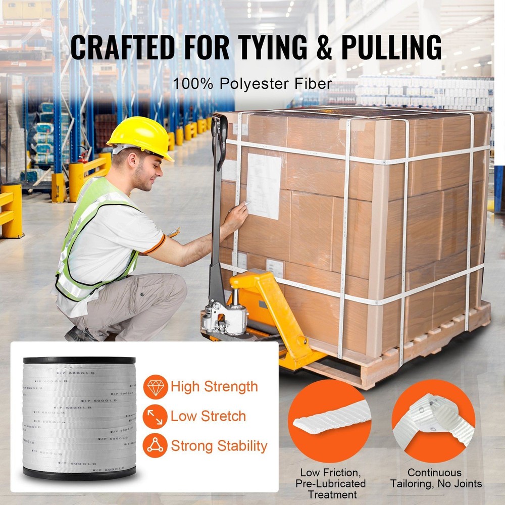 6000lb 1"x2103' High-Load Webbing for Reliable Field Performance