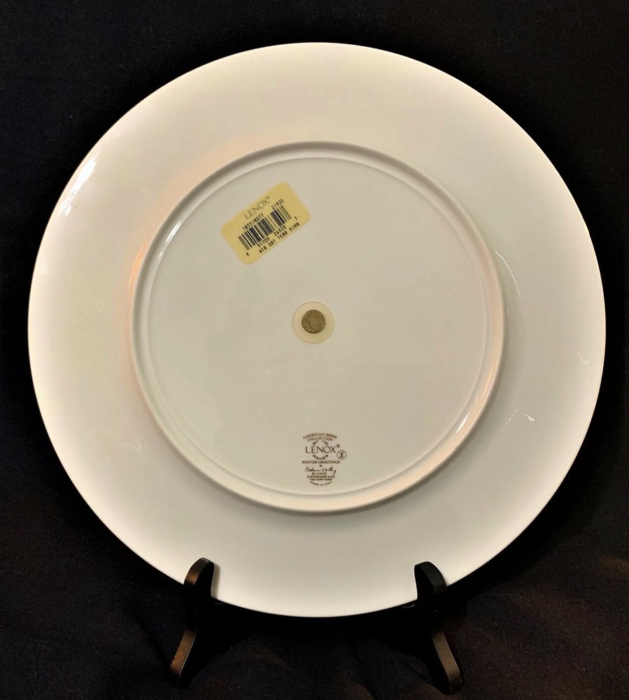 Lenox Winter Greetings Fine Ivory Bone China Serving Dish With Handle